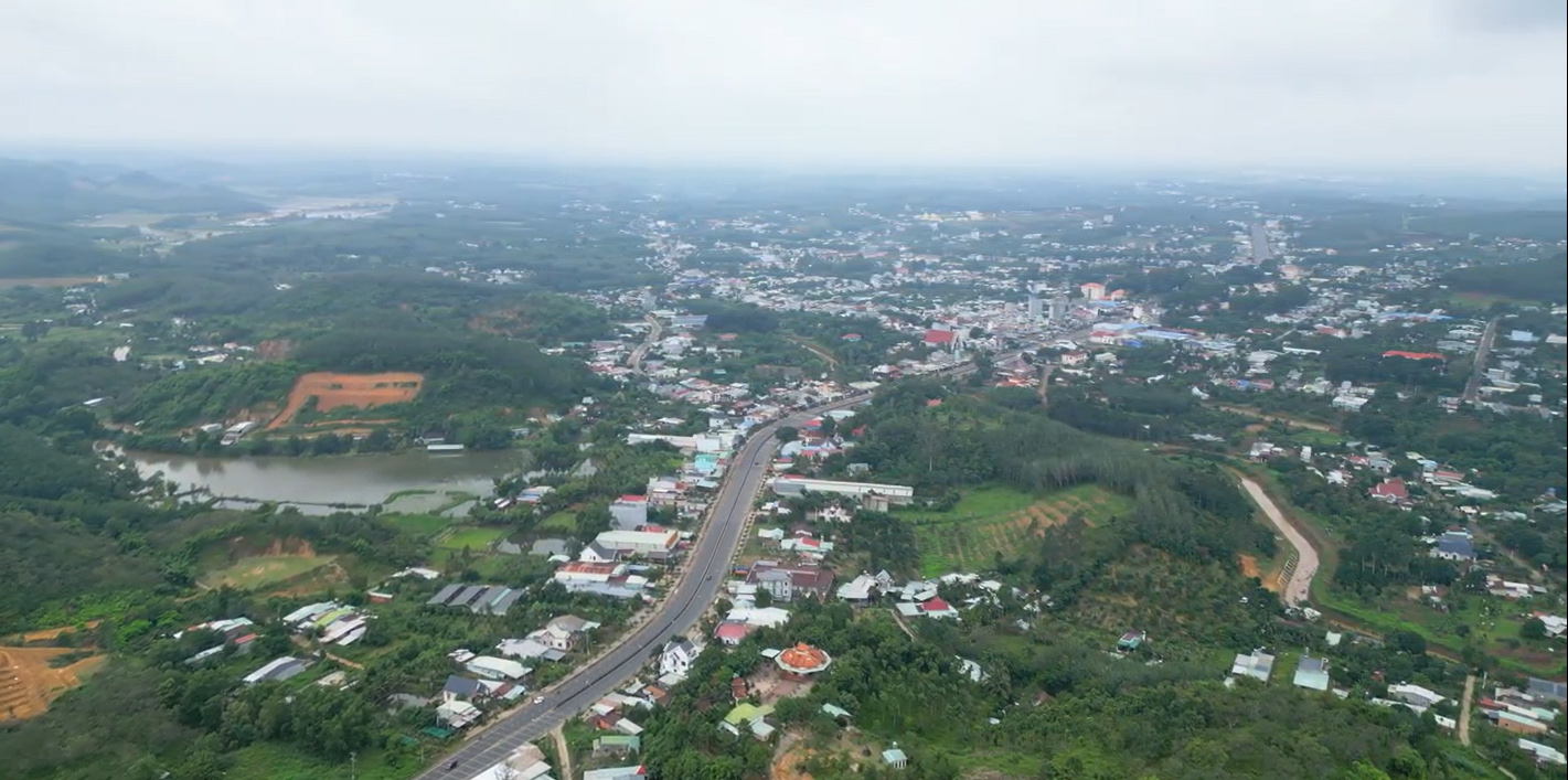 Một góc Trung tâm hành chính xã Bù Đăng