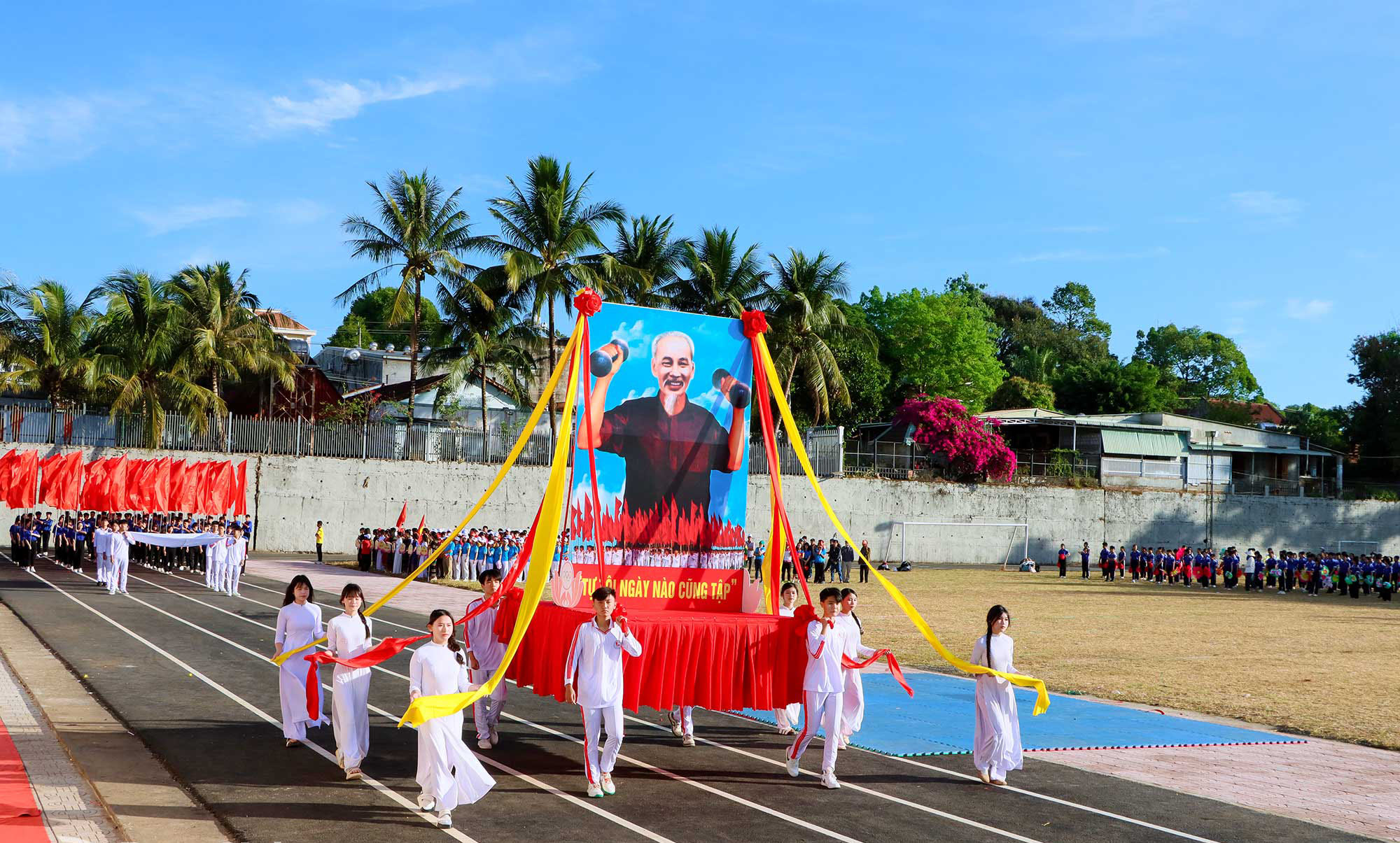 Khai mạc Đại hội Thể dục thể thao xã Bù Đăng lần thứ I.